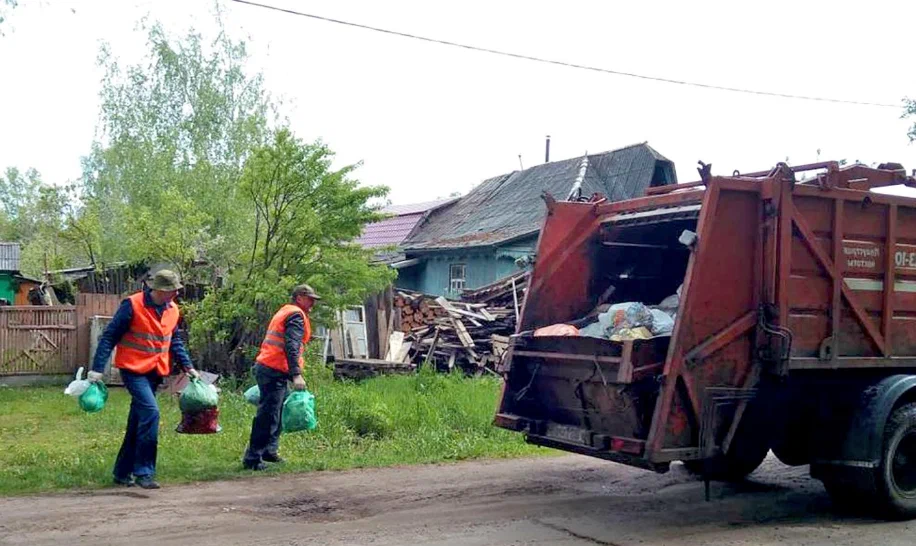 Вывоз мусора из частного дома в Железнодорожном в октябре